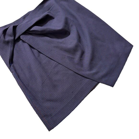 Babaton Plaid Jethro Twisted Skirt Academia Asymmetric Preppy School Girl Size 8 - Picture 8 of 12